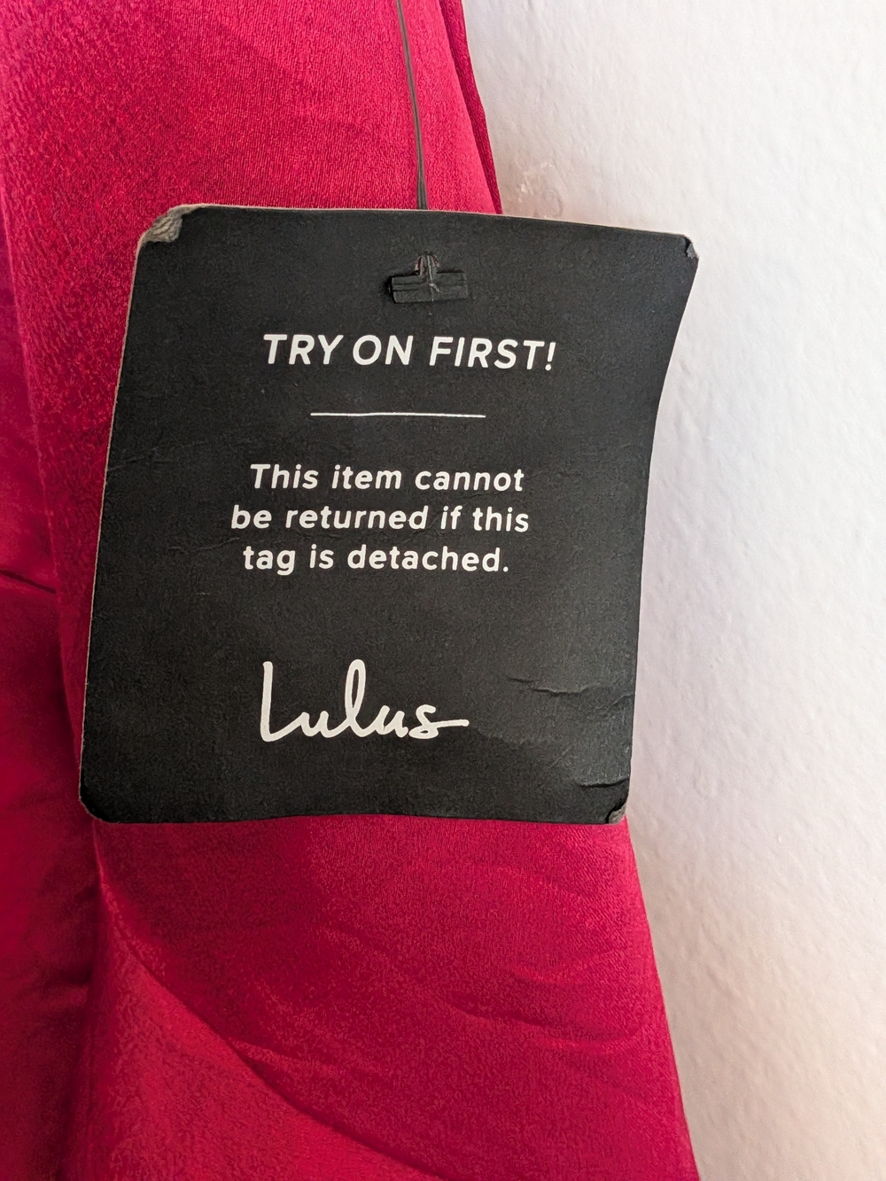 Lulu's Raspberry Double-Strap Ruffle Mini Dress - Picture 3 of 6